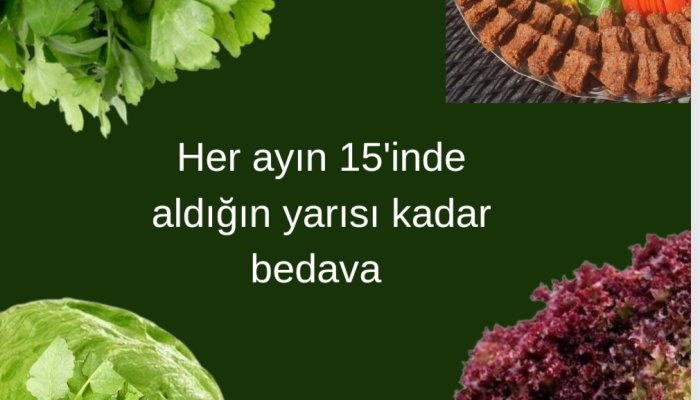 Her Ayın 15'inde Aldığının Yarısı Kadar Bedava Serince Çiğköfte 